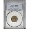 Image 1 : 1858 1C Large Letters MS64 PCGS. Low Leaves Reverse. C 