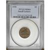 Image 1 : 1858 1C Small Letters MS64 PCGS. Snow-5. Low Leaves Re 