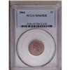 Image 1 : 1866 1C MS65 Red and Brown PCGS. While the interiors h 