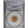 Image 3 : 1873 1C Closed 3 MS64 Red PCGS. The surfaces are a lig 