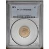 Image 1 : 1874 1C MS65 Red and Brown PCGS. Just slightly mellowe 