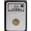 1901 1C MS66 Red NGC. Eagle Eye Photo Seal. A crisply 