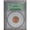 1904 1C MS66 Red PCGS. Outstanding luster marks this s 