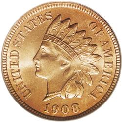 1908-S 1C MS66 Red PCGS. Judging from the population d 