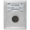 Image 1 : 1865 1C PR64 Red and Brown PCGS. Plain 5. This intrica 