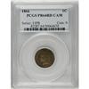 Image 3 : 1866 1C PR64 Red Cameo PCGS. A needle sharp near-Gem w 