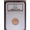 Image 1 : 1901 1C PR65 Red NGC. Resplendent golden and crimson-r 