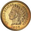 1908 1C PR66 Red NGC. An exceptional proof Indian cent 