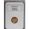 Image 3 : 1909-S VDB 1C MS66 Red and Brown NGC. The tan-gold cen 