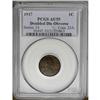 Image 3 : 1917 1C Doubled Die AU55 PCGS. FS-013. Clear doubling 
