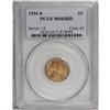 Image 1 : 1931-S 1C MS65 Red PCGS. A sharply struck and minimall 