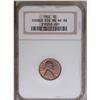 Image 3 : 1955/55 1C Doubled Die Obverse MS64 Red and Brown NGC. 