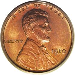 1910 1C PR66 Red and Brown PCGS.From The New York Eye 