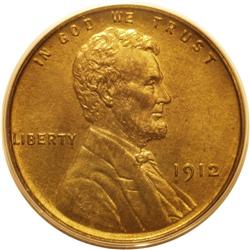 1912 1C PR64 Red PCGS. The strike is exacting, as expe 