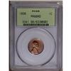 1938 1C PR66 Red PCGS. A magnificent pumpkin-gold Prem 