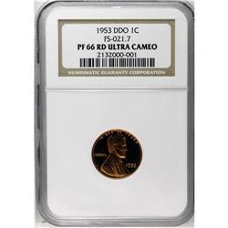 1953 1C PR66 Deep Cameo NGC. NGC Census: (45/54). PCGS 