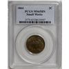 Image 3 : 1864 2C Small Motto MS65 Brown PCGS. The first T in TR 