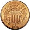 1865 2C MS66 Red PCGS. Plain 5. KF-P7-TPD. The date is 
