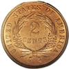 Image 2 : 1866 2C MS66 Red and Brown PCGS. This lustrous and bol 