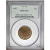 Image 1 : 1867 2C MS64 Red PCGS. Lovely golden-tan coloration ad 