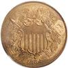 Image 1 : 1864 2C Large Motto PR65 Red and Brown PCGS. Beautiful 