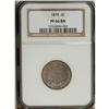Image 1 : 1870 2C PR66 Brown NGC. The smooth, pristine, glossy s 