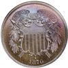 Image 1 : 1870 2C PR67 Brown NGC. This Superb Gem is the only pr 