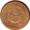 Image 2 : 1872 2C PR66 Red and Brown NGC. Two cent production fe 