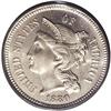 1880 3CN MS67 PCGS. Only 21,000 business strikes of th 