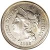 1882 3CN PR68 NGC. This low-mintage issue is generally 
