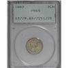 1883 3CN PR65 PCGS. This Gem has smooth pearl-gray sur 