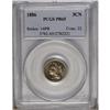 1886 3CN PR65 PCGS. Light champagne and rose patina wi 