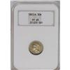 Image 1 : 1887/6 3CN PR65 NGC.From The Antigo Collection. 