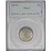 Image 3 : 1870 5C MS65 PCGS. Crisply made with bright luster, an 