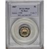 Image 1 : 1867 5C No Rays PR64 PCGS. Choice and appealing, this 