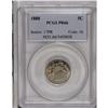 Image 1 : 1880 5C PR66 PCGS. Though the mirrors on this steel-gr 