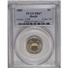 Image 1 : 1883 5C PR67 PCGS. The Shield type, a Superb Gem that 