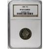 Image 1 : 1886 5C PR65 Cameo NGC. The mirror fields help create 