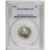 1907 5C PR66 Cameo PCGS. A crisply struck specimen wit 