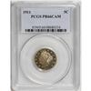 Image 1 : 1911 5C PR66 Cameo PCGS. Lightly frosted with good con 