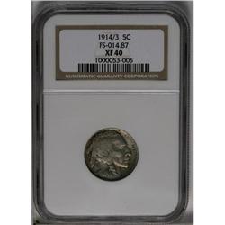 1914/3 5C XF40 NGC. FS-014.87. It is believed that the 