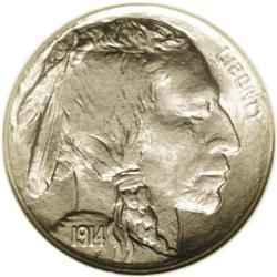 1914-D 5C MS66 NGC. A gorgeous mix of rose and powder- 