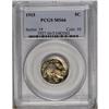 1915 5C MS66 PCGS. This early Buffalo nickel has a gol 