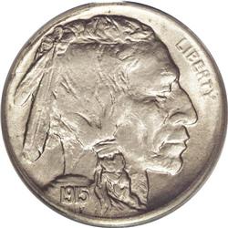 1915-D 5C MS65 PCGS. Mostly untoned with thick, satiny 