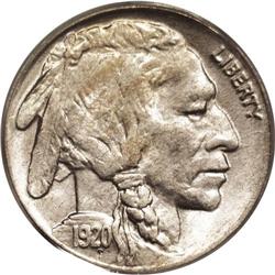 1920-D 5C MS64 PCGS. Well struck save for partial weak 