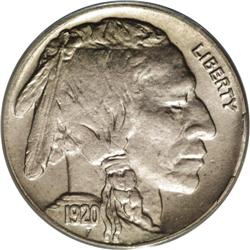 1920-D 5C MS64 ANACS. The 1920-D is scarce in the bett 