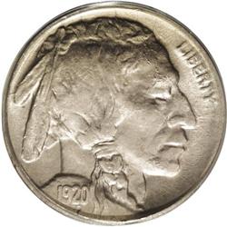 1920-D 5C MS64 PCGS. A remarkably clean example with s 