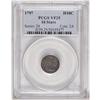 Image 3 : 1797 H10C 16 Stars VF25 PCGS. V-3, LM-3, R.5. The scar 