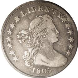 1805 H10C XF40 PCGS. V-1, LM-1, R.4. The only die pair 