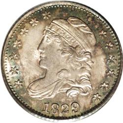 1829 H10C MS66 PCGS. V-6, LM-5, R.1. The digit 1 in th 